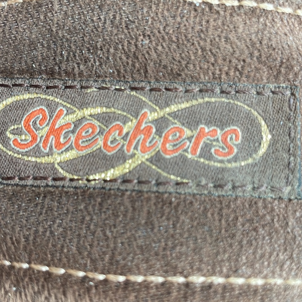 Skechers Women’s Brown Slide On Heeled Sandals. Good Condition. Size 8. - Picture 5 of 13